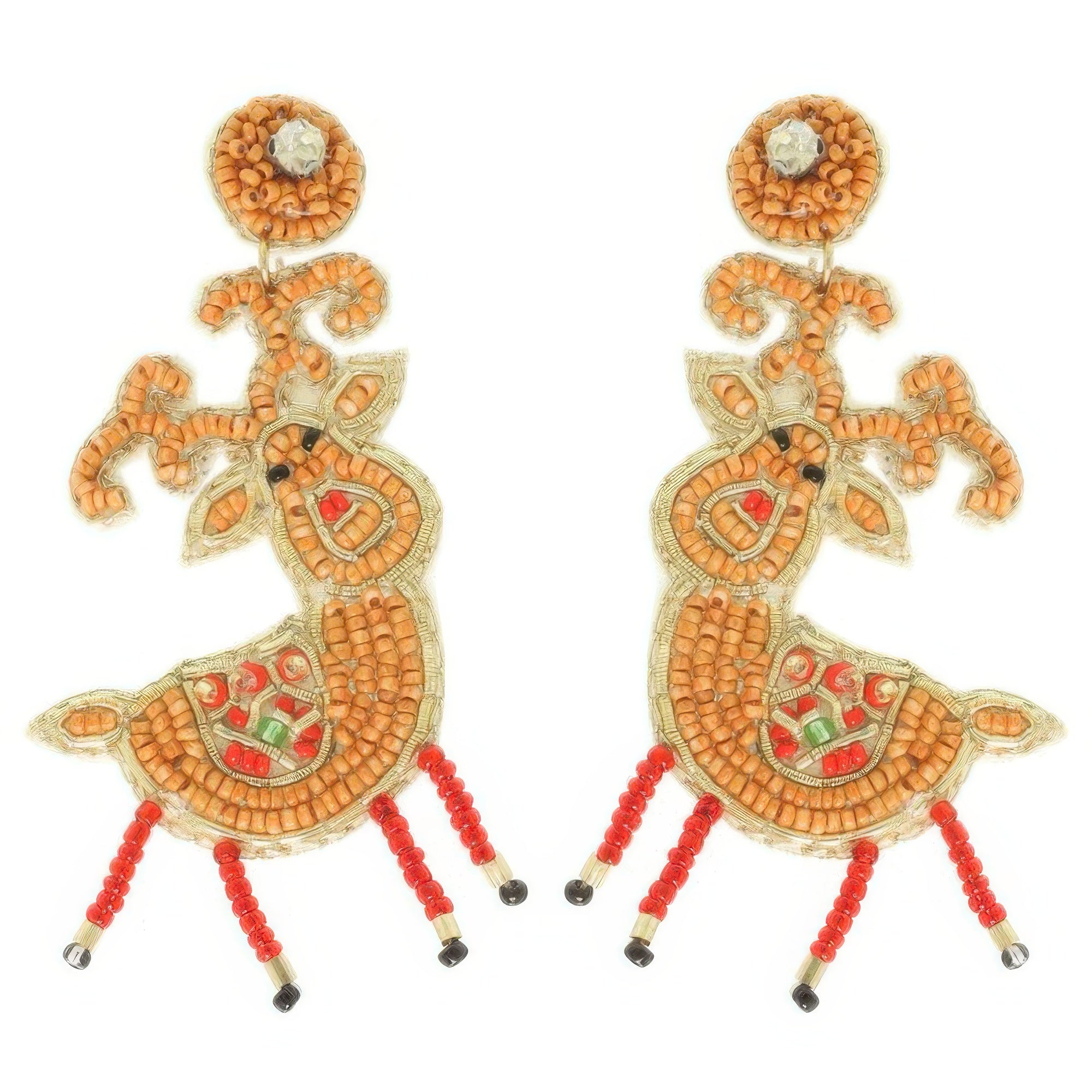 Christmas Reindeer Post Earrings - It's a Girly Place