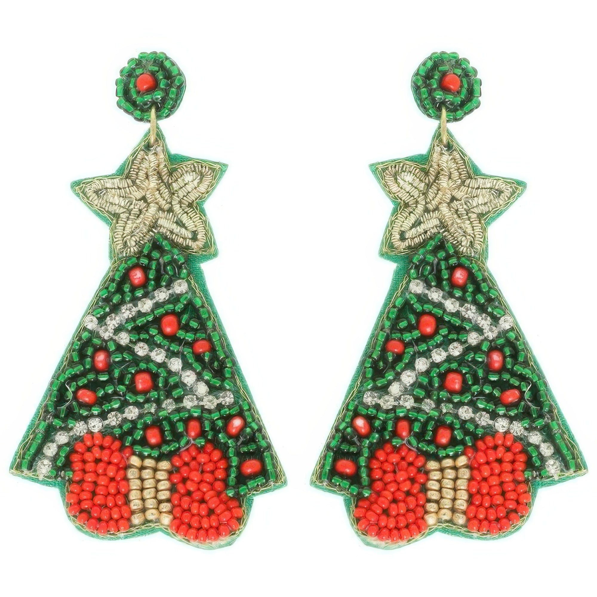 Christmas Tree Post Earrings - It's a Girly Place