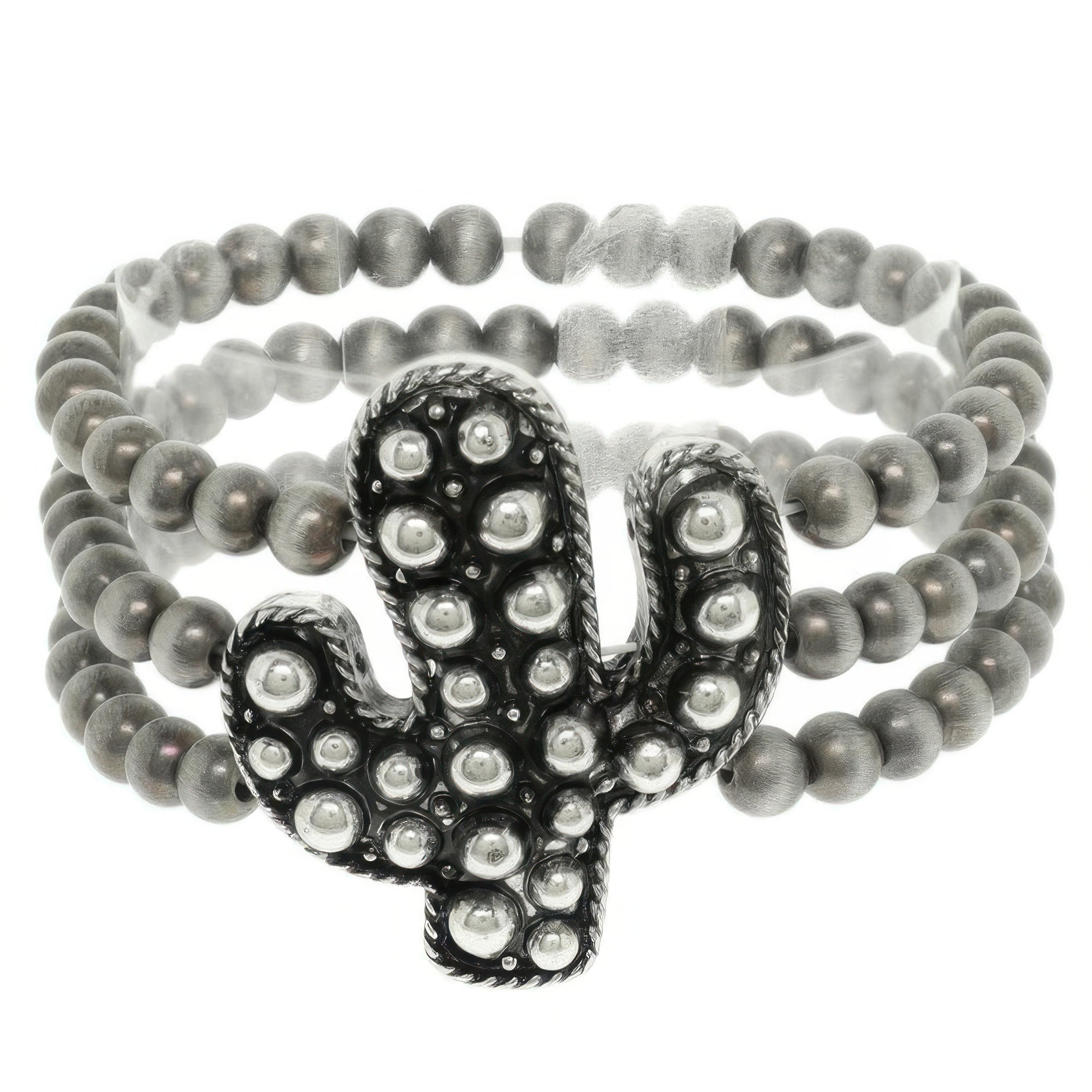 Western Bubble Cactus Bead Bracelet - It's a Girly Place