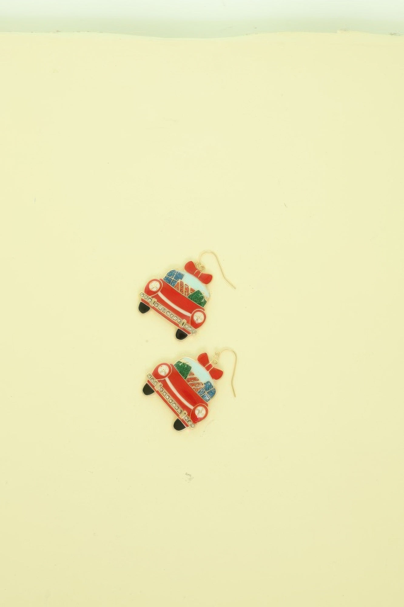 Christmas Theme Car Enamel Dangle Earrings - It's a Girly Place