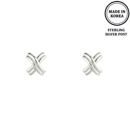 Flash-plated Signature X Earrings - It's a Girly Place