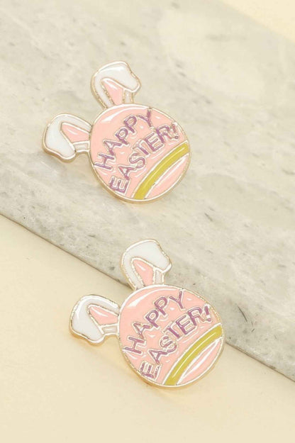 Happy Easter Easter Egg Earrings