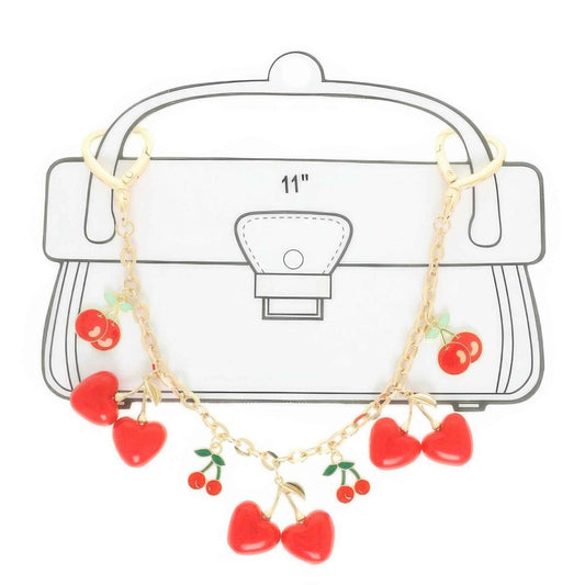 Cherry Theme Bag Charm Chain