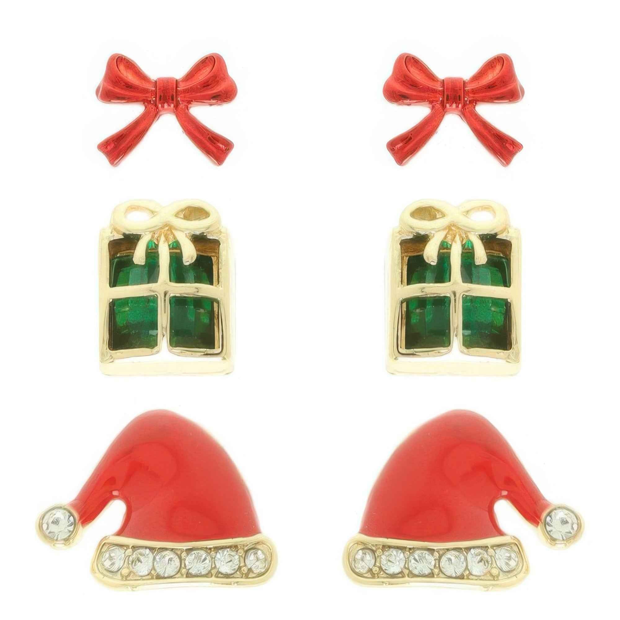 Christmas Theme Assorted Multi Pair Earring Set