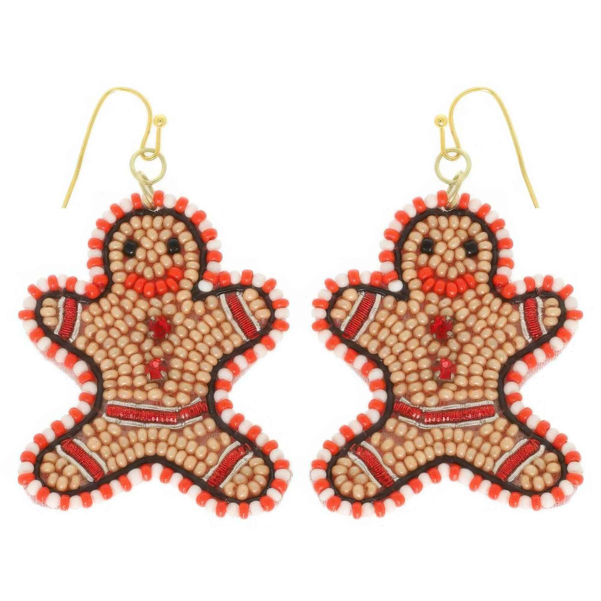 Christmas Gingerbread Man Earrings