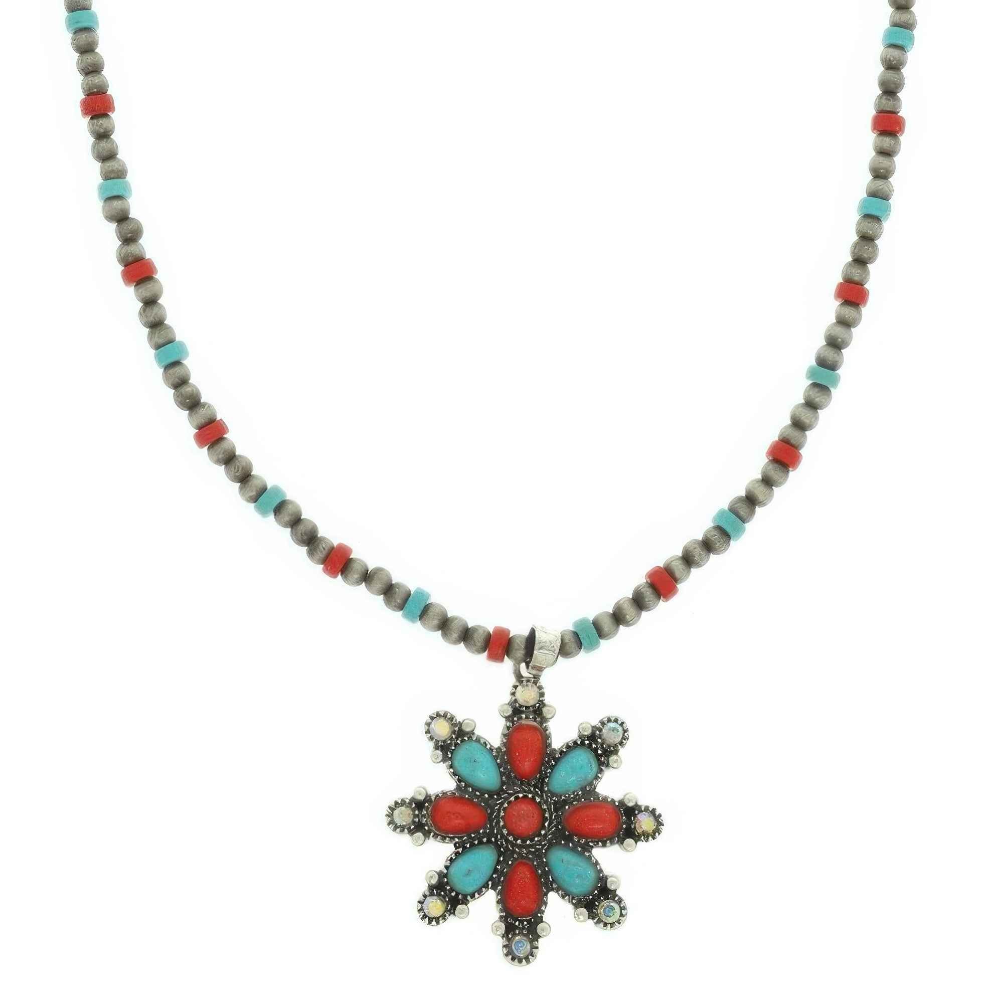 Western Christmas Snowflake Pendant