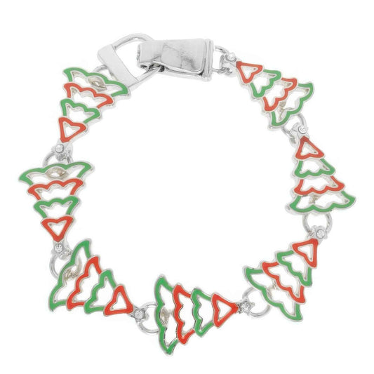 Holiday Christmas Tree Magnetic Bracelet