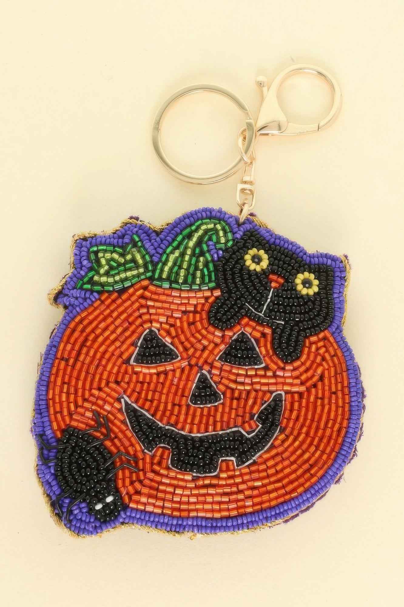 Halloween Theme Pumpkin Keychain