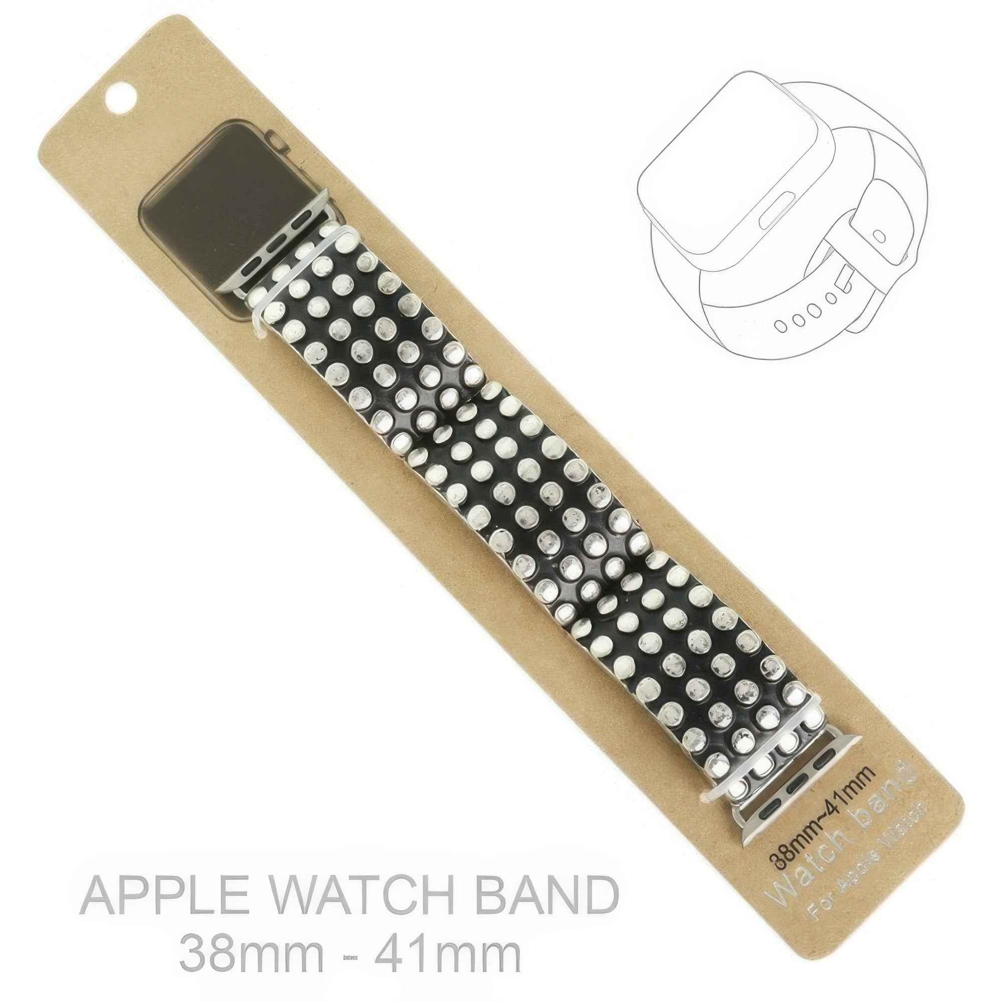 Western Bubble Beaded Apple Watch Band