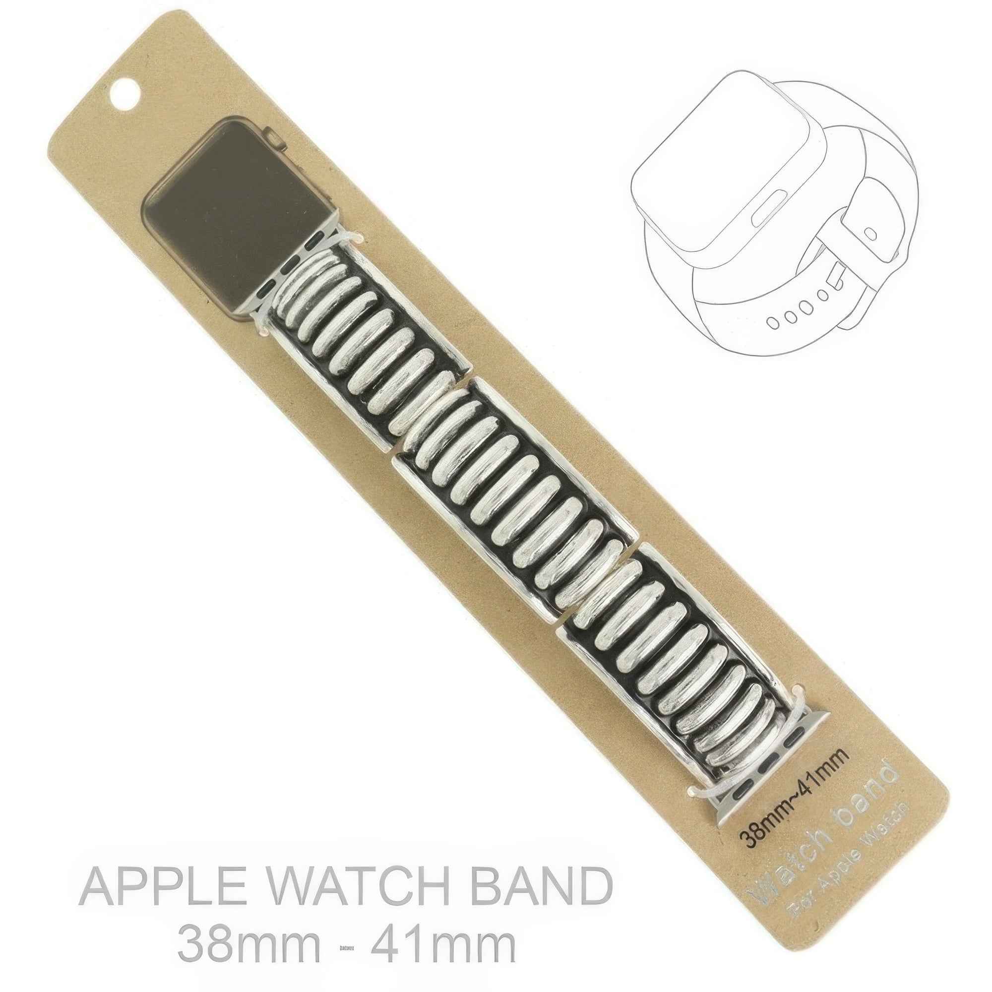 Western Bubble Beaded Apple Watch Band