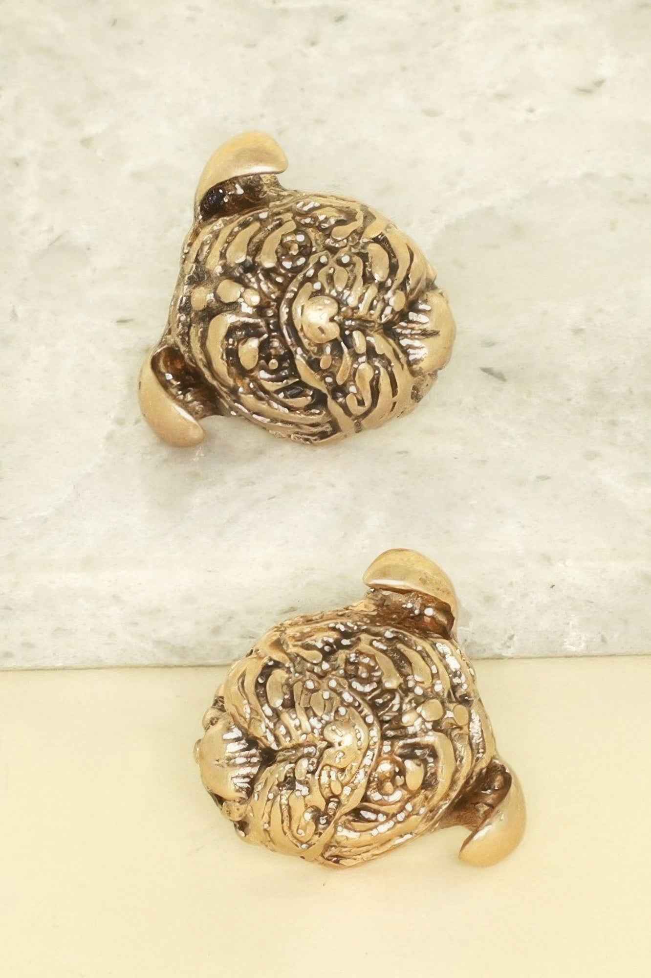 3d English Bulldog Puppy Face Stud Earrings