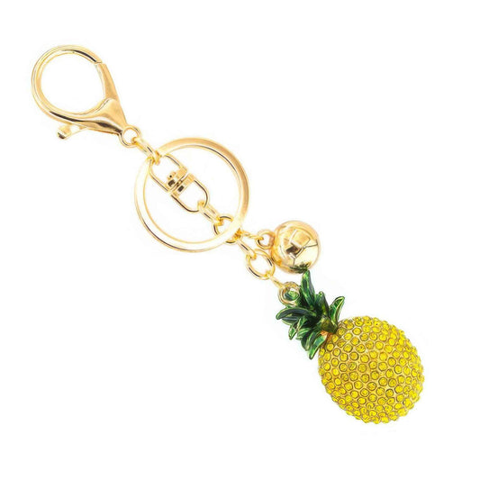Jeweled Pineapple Keychain