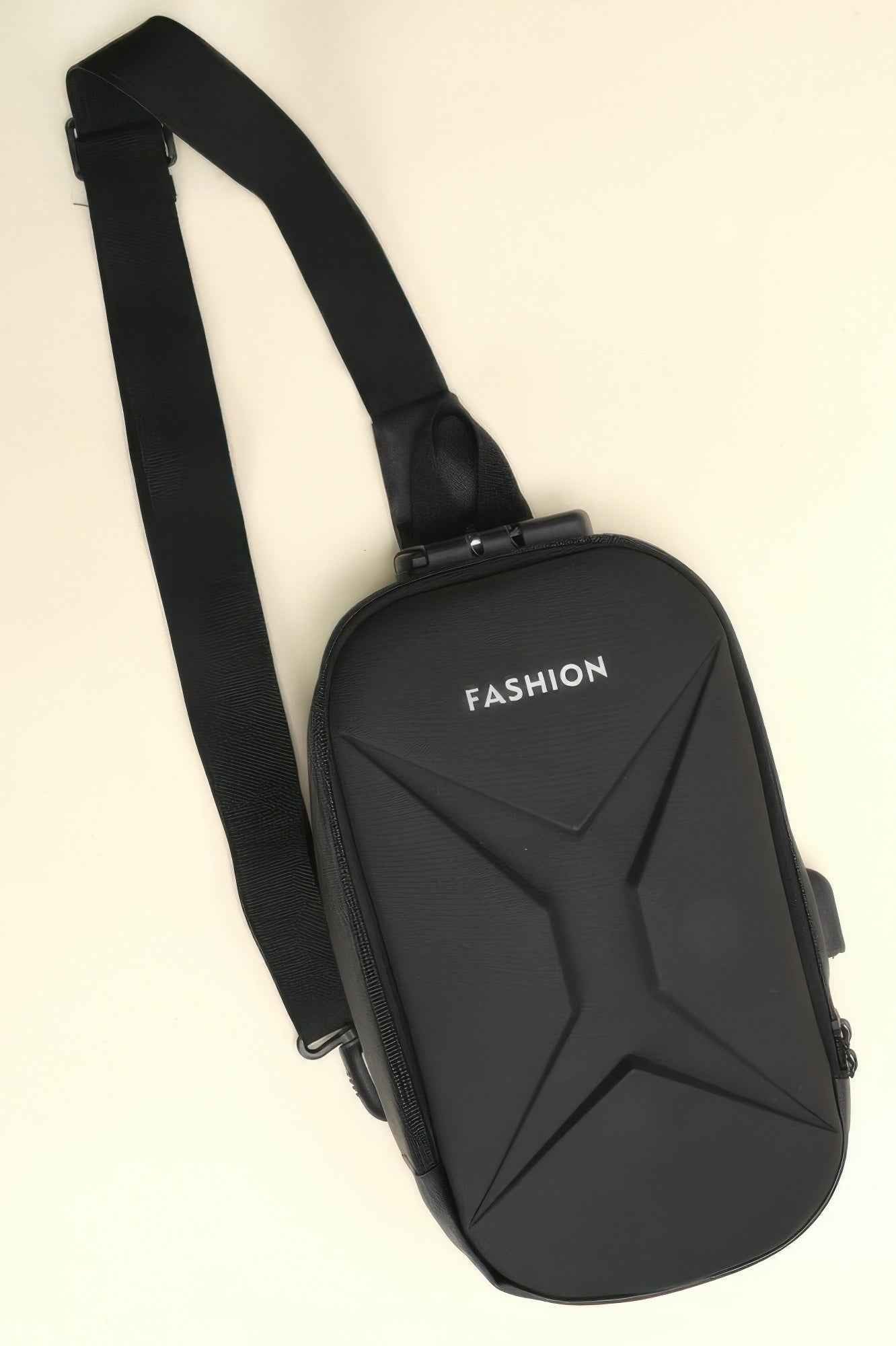 Sling Bag With Usb Charging Port & Password Lock