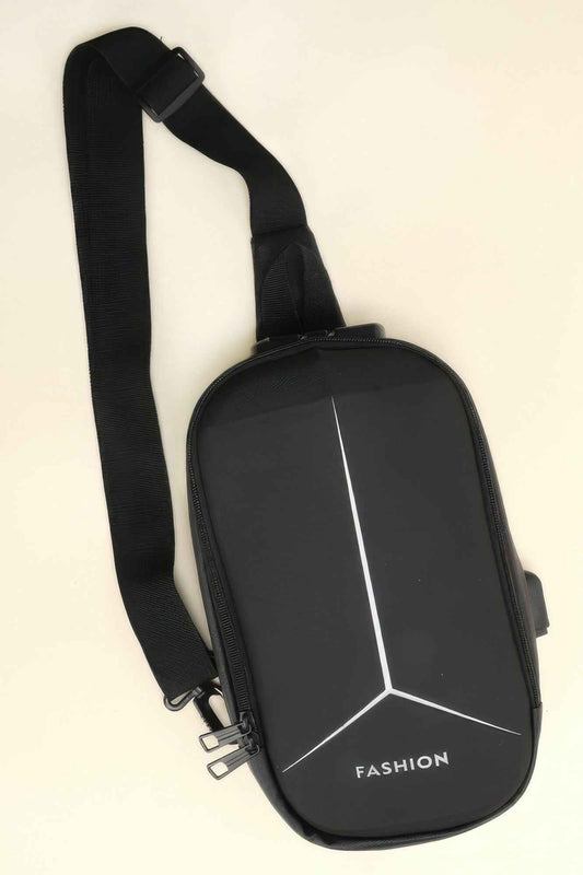 Sling Bag With Usb Charging Port & Password Lock
