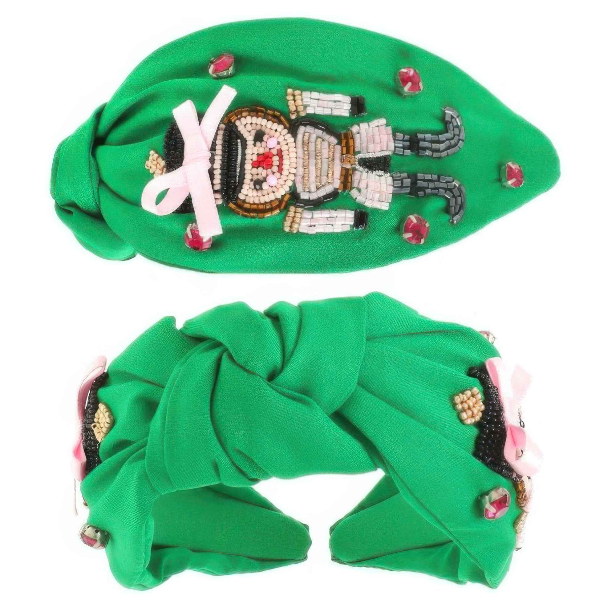 Christmas Nutcracker Top Knot Headband