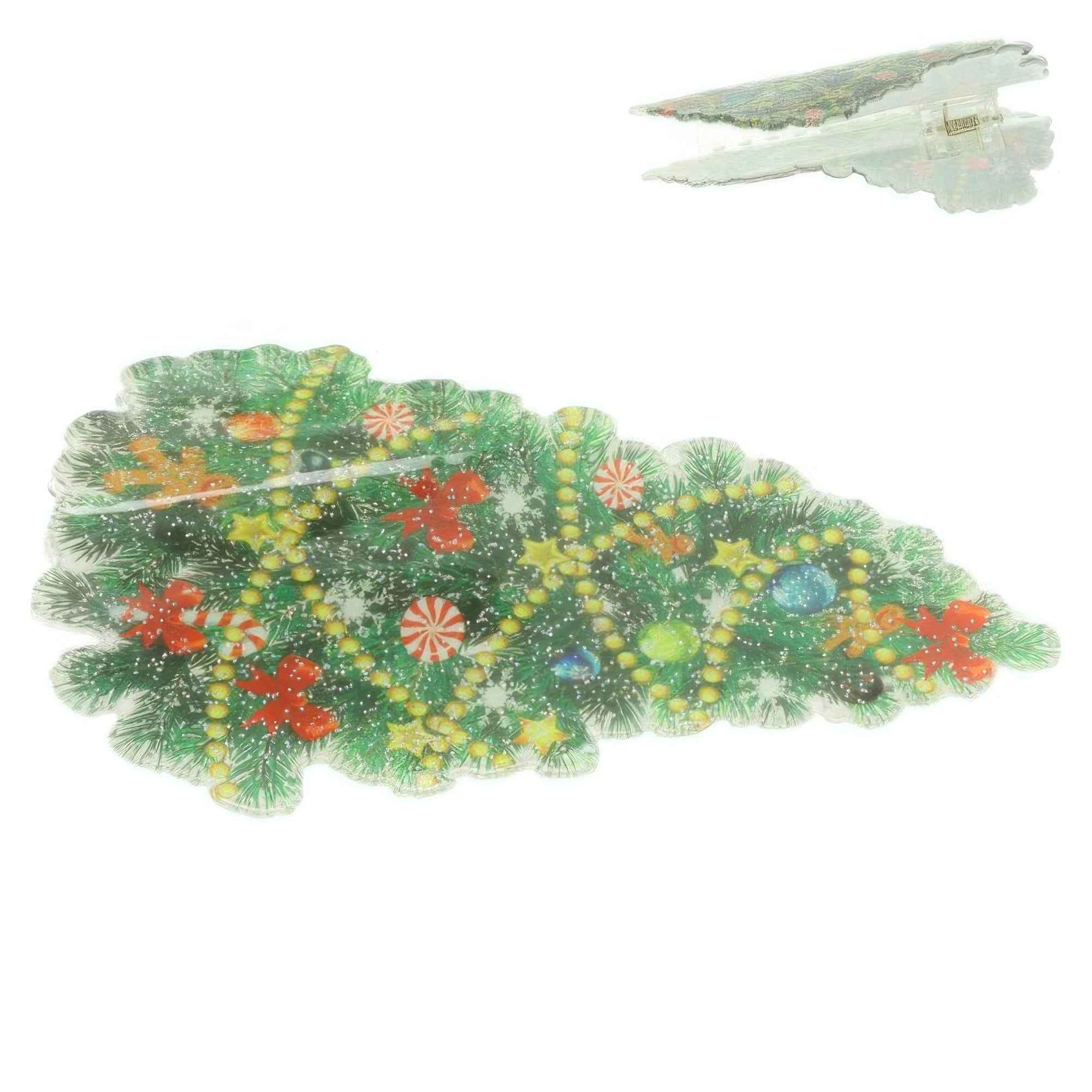 Christmas Tree Acrylic Hair Claw Clip