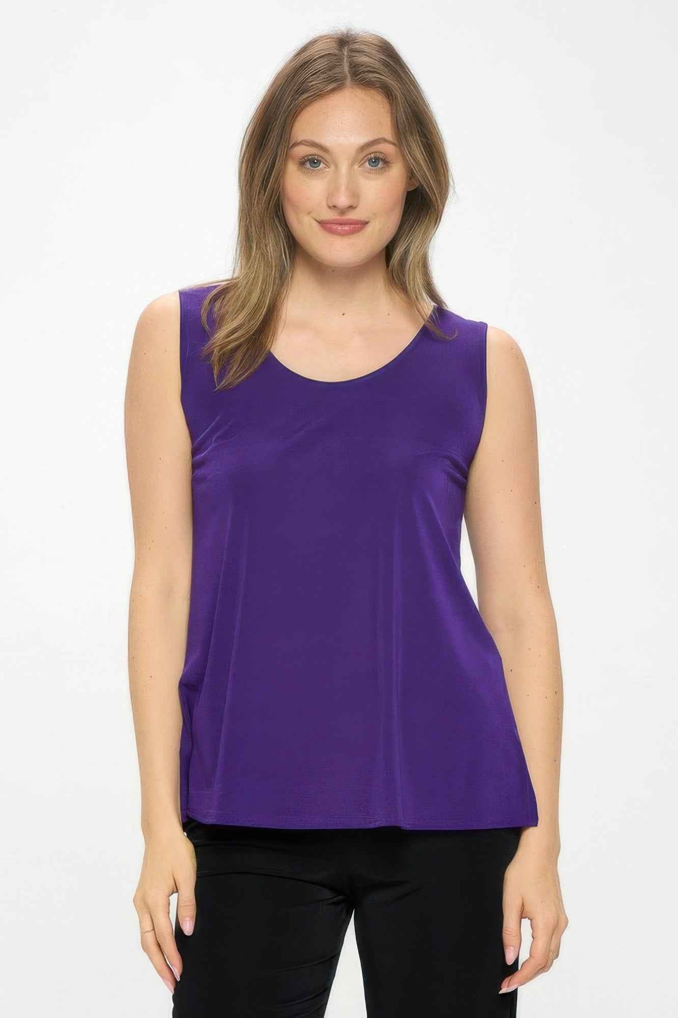 Bns Solid Sleeveless Tank Top