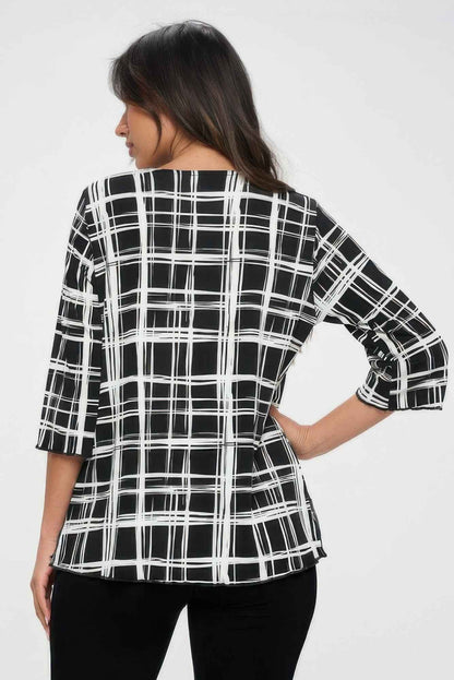 Plus Sizes Bns Print Missy Top