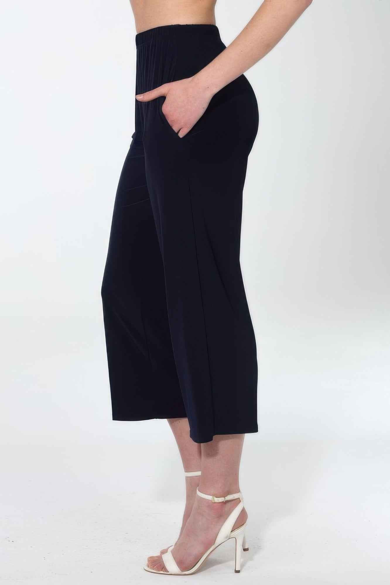 Hit Wide Leg Ankle Length Pants