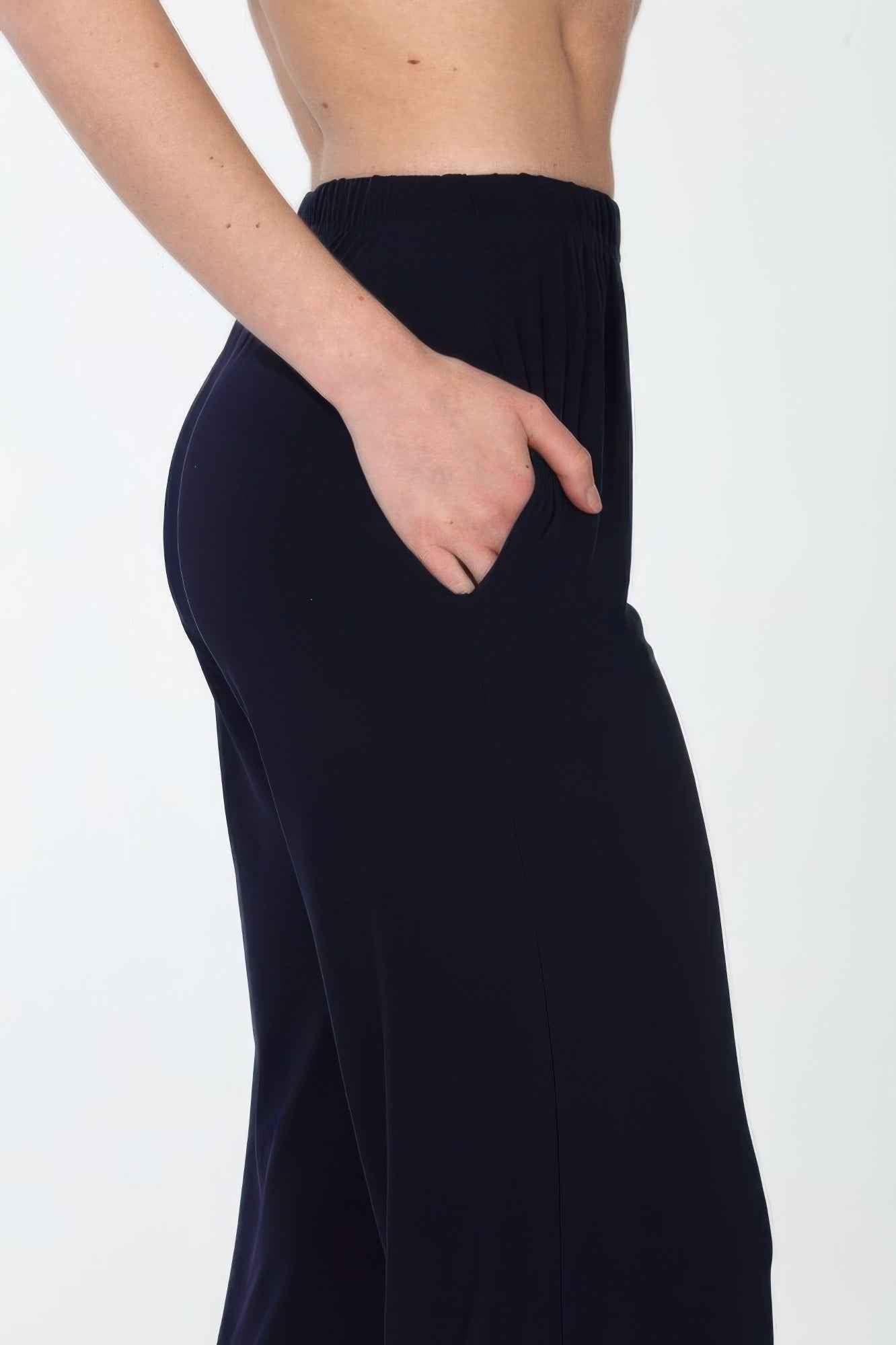 Hit Wide Leg Ankle Length Pants