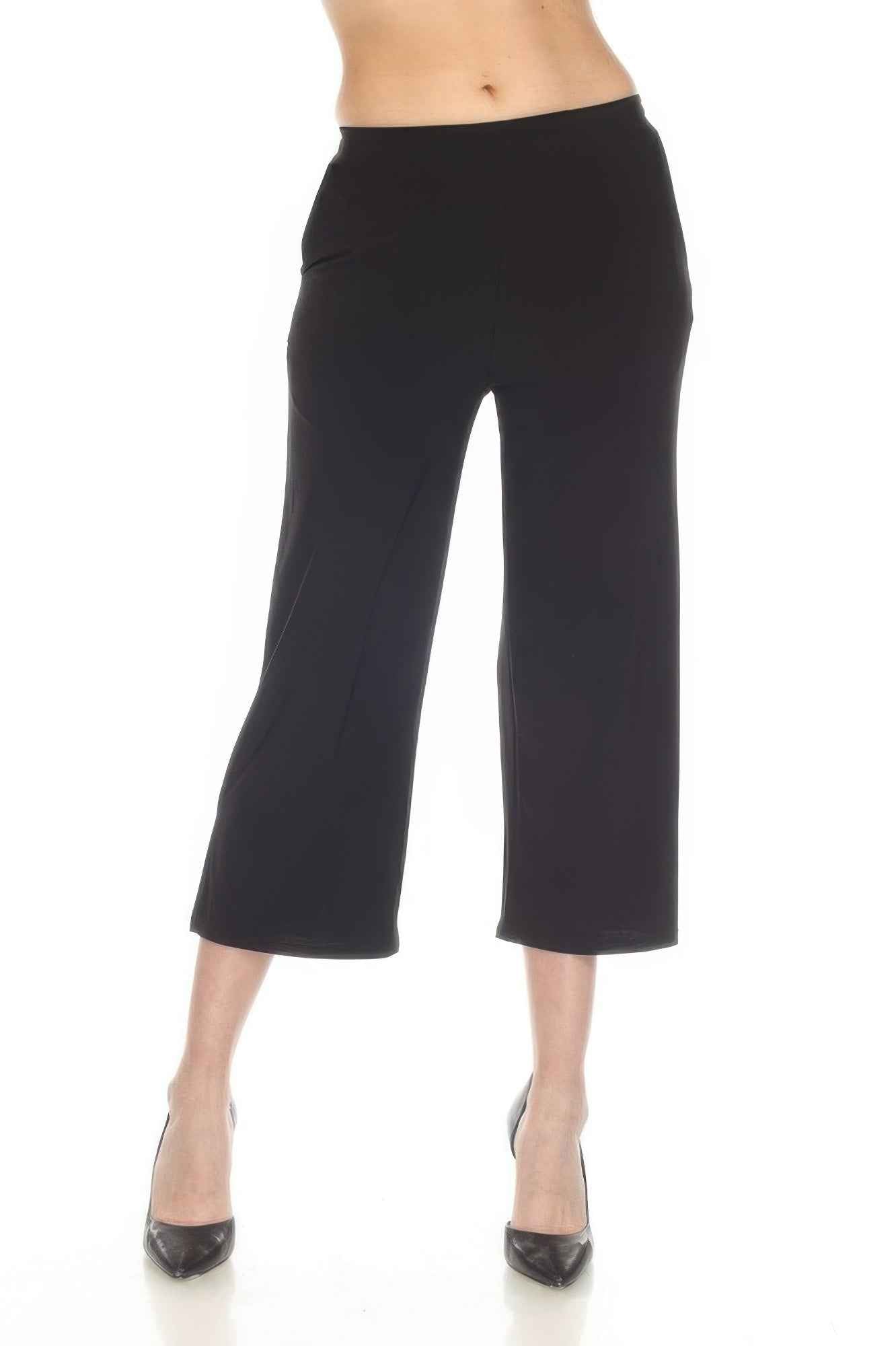 Hit Wide Leg Ankle Length Pants