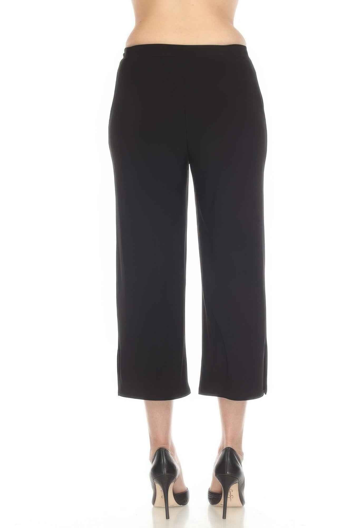 Hit Wide Leg Ankle Length Pants