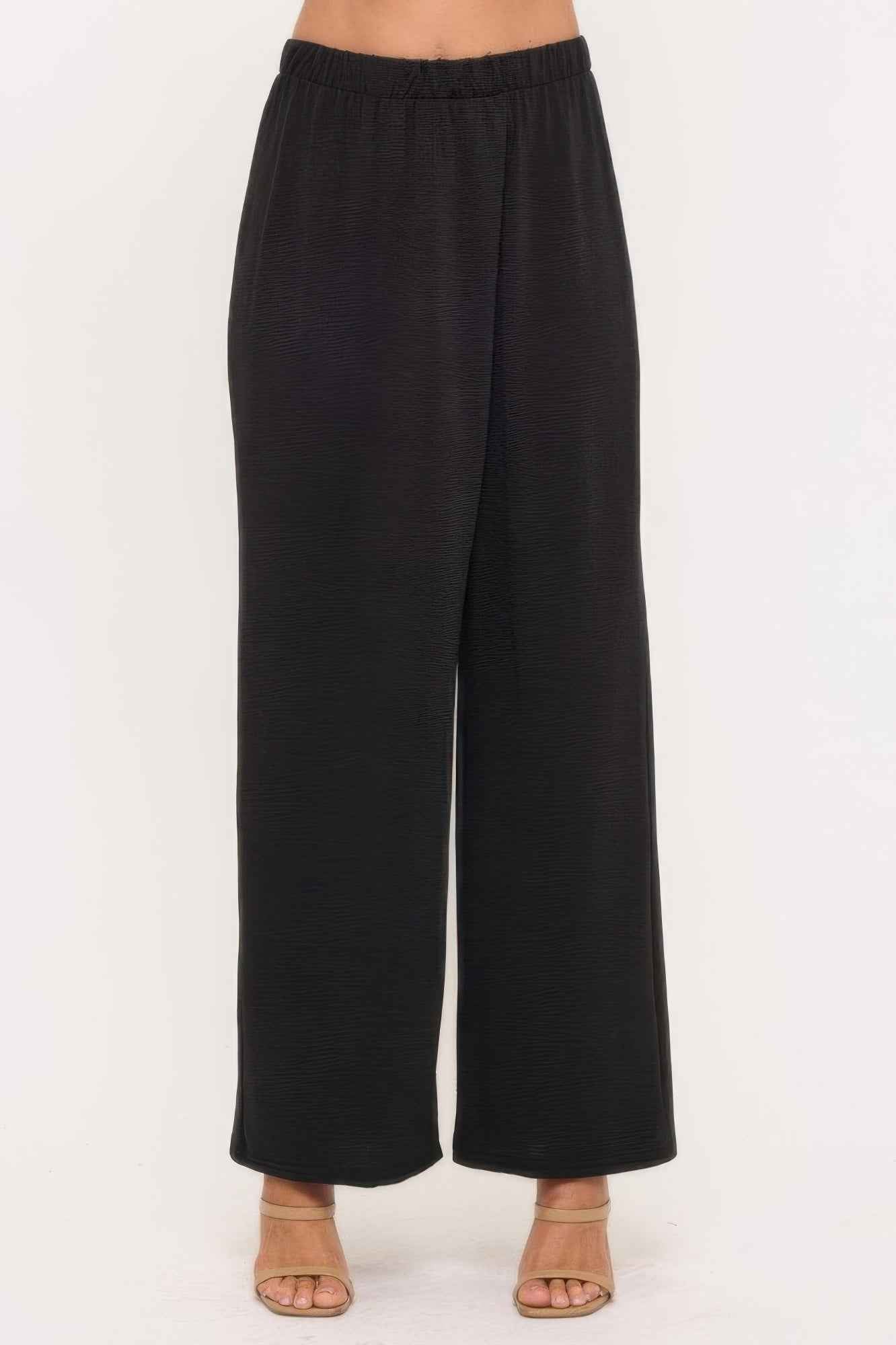 Vp Overlap Wide Leg Pants
