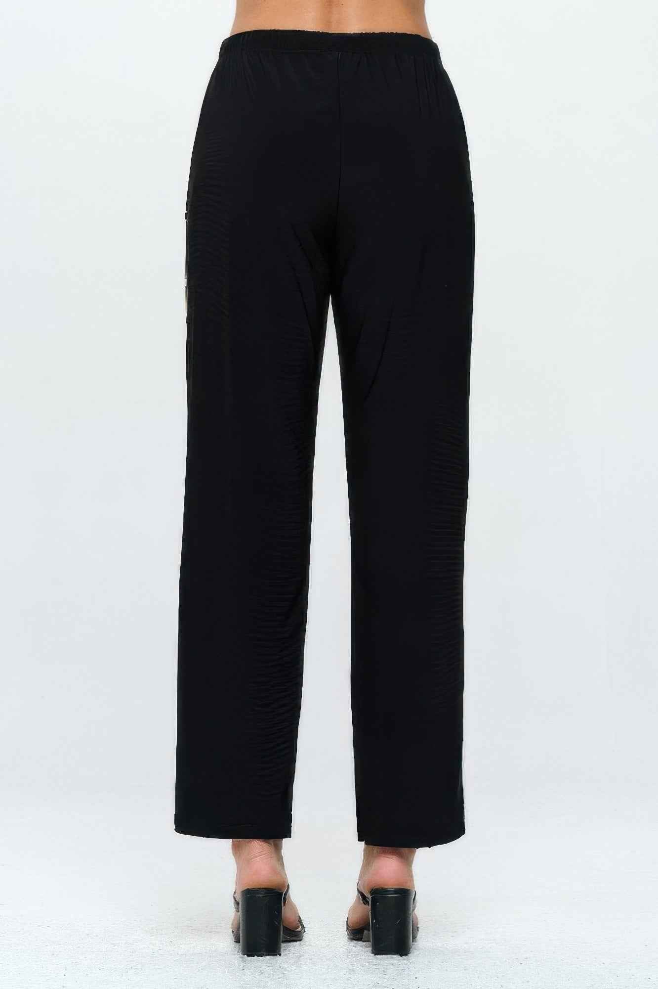 Hit Contrast Straight Pants