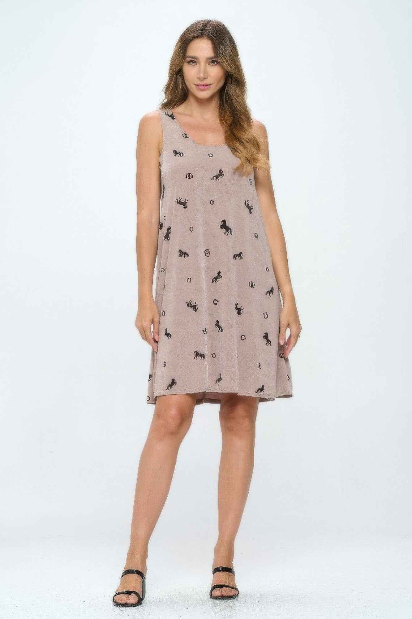 Bns Print Missy Tank Dress