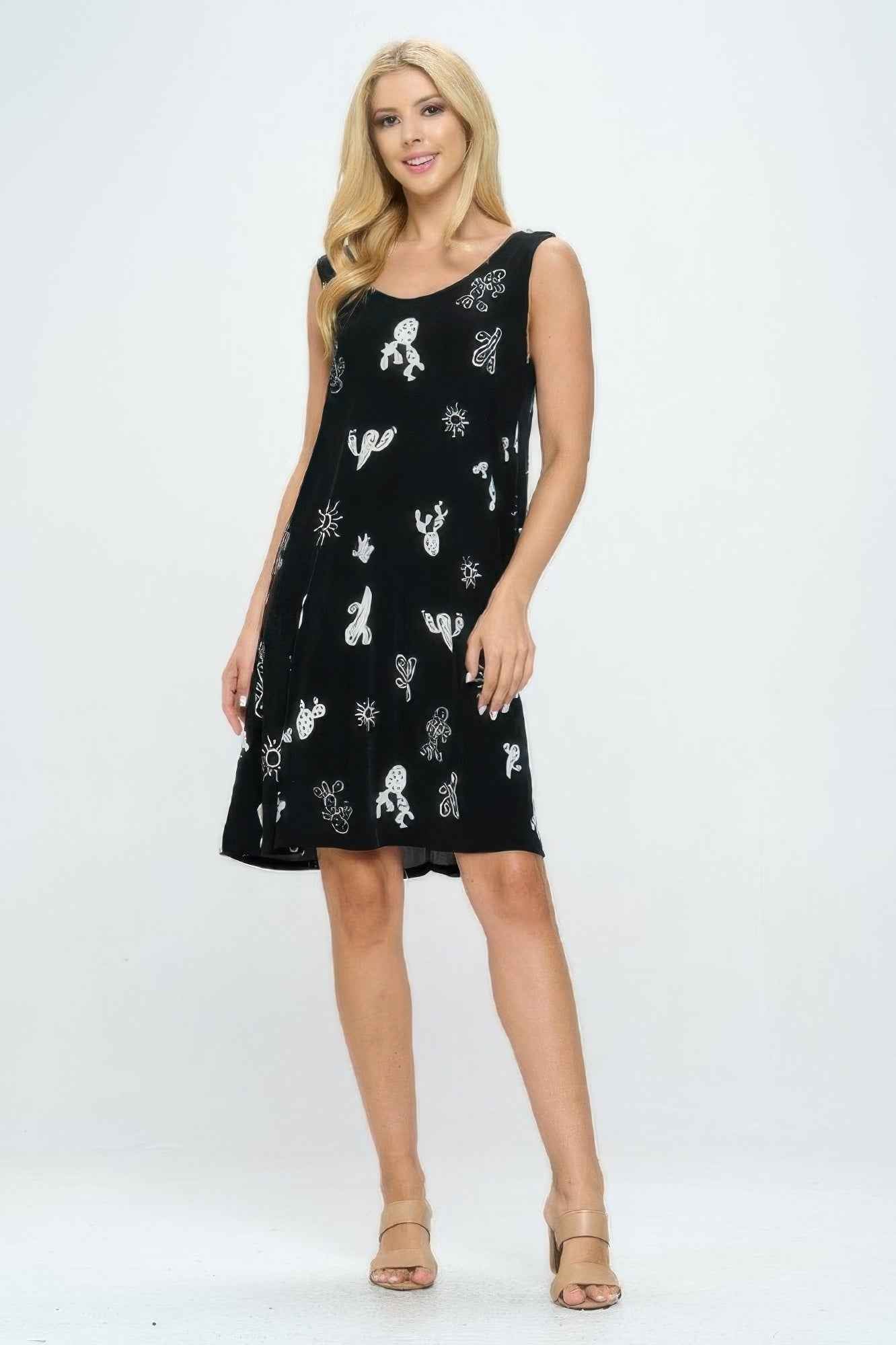 Plus Size Bns Print Missy Tank Dress