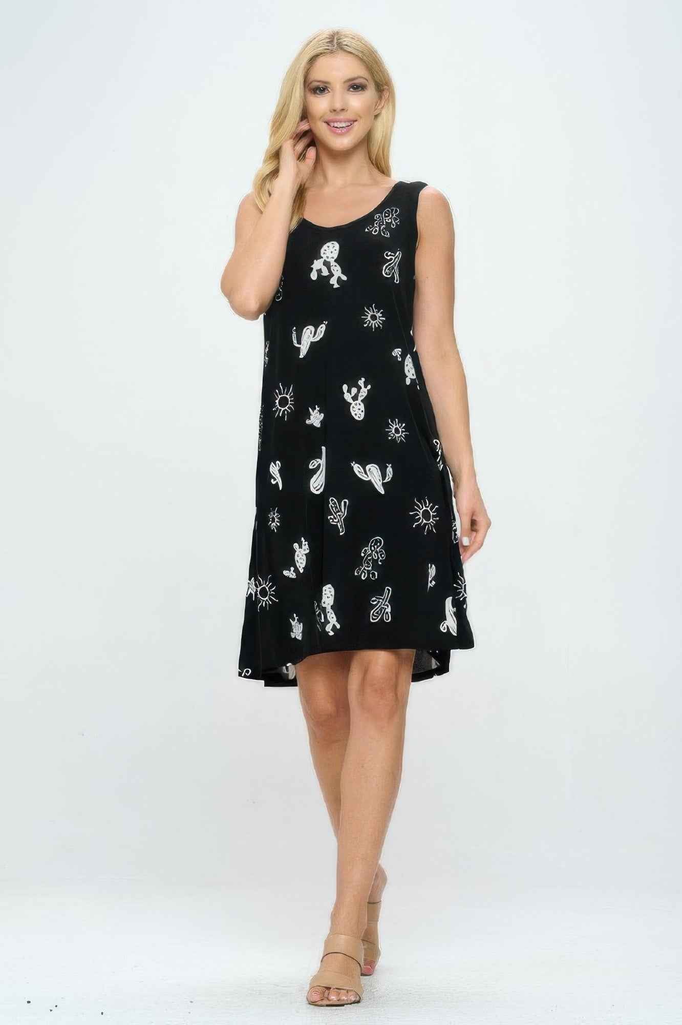 Plus Size Bns Print Missy Tank Dress