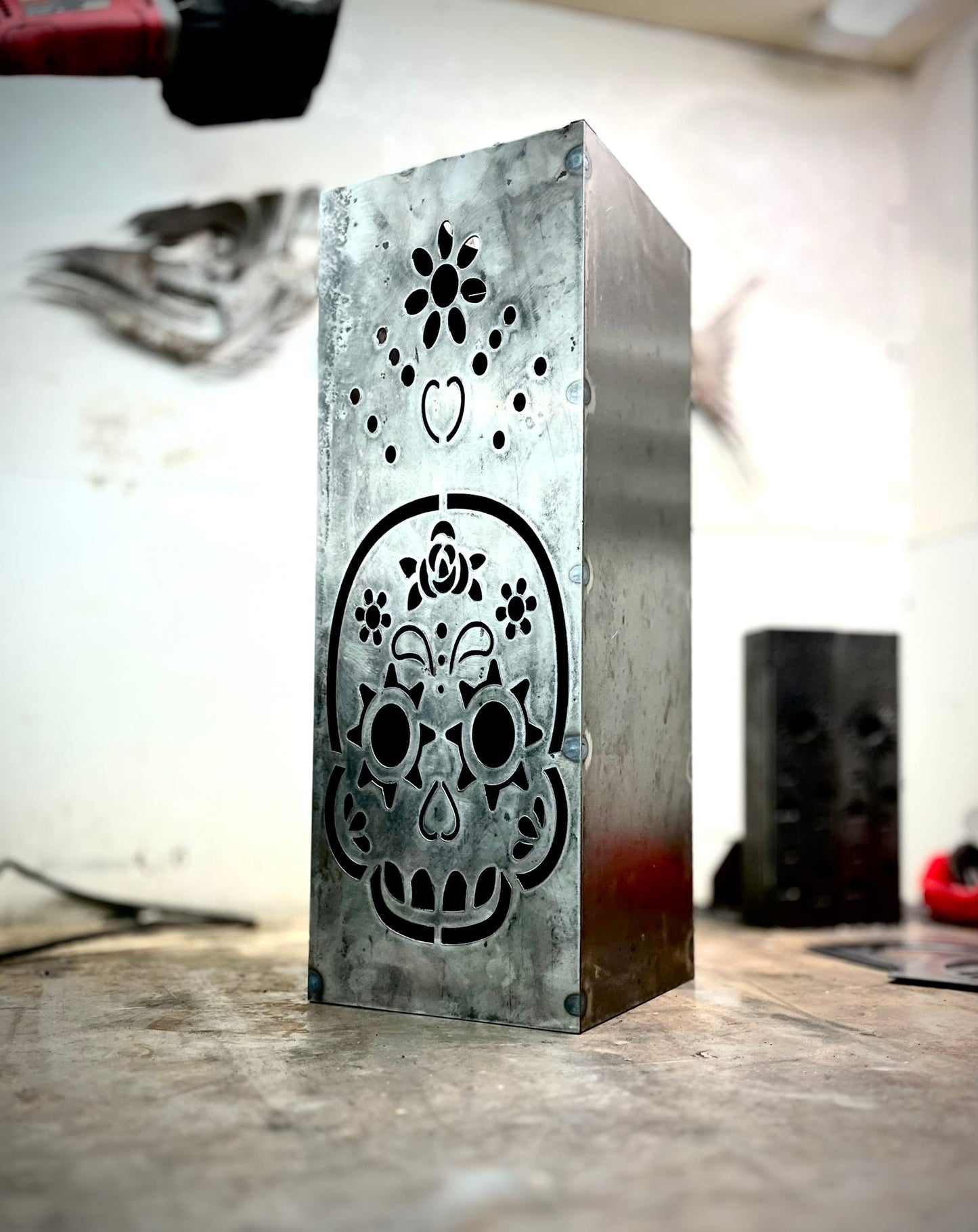 Day of the Dead Solar Pillar - Steel - Multiple Sizes